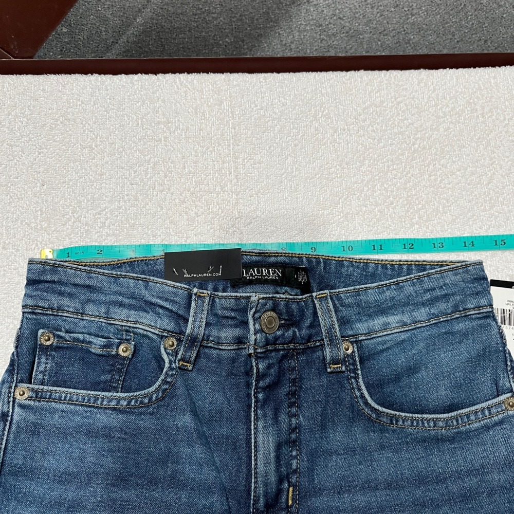 NEW!! Ralph Lauren High-Rise Boot Leg Comfort Stretch Jeans Size: 4 - Picture 3 of 11